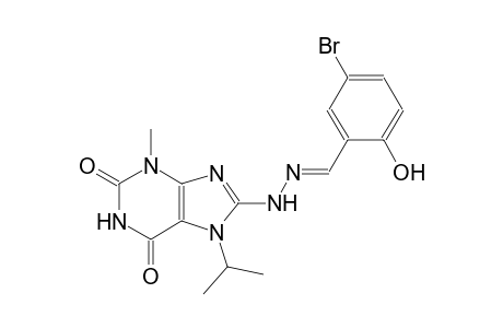 5-bromo-2-hydroxybenzaldehyde (7-isopropyl-3-methyl-2,6-dioxo-2,3,6,7-tetrahydro-1H-purin-8-yl)hydrazone