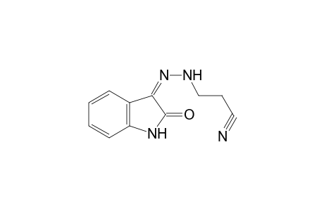 3-[(2-oxo-3-indolyl)hydrazo]propanenitrile