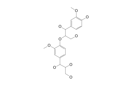 1-(4-HYDROXY-3-METHOXY)-PHENYL-2-[4-(1,2,3-TRIHYDROXYPROPYL)-2-METHOXY]-PHENOXY-1,3-PROPANDIOL
