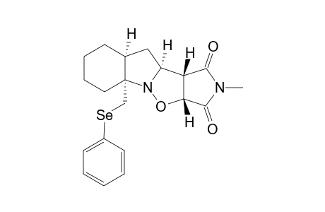 exo-2-Methyl-7a-phenylselanylmethyloctahydro-8-oxa-2,7b-diazadicyclopenta[a,e]pentalene-1,3-dione
