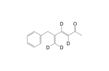(3E)-3,4,6,6-tetradeuterio-5-(phenylmethyl)-2-hexa-3,5-dienone