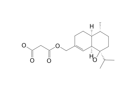 PERNETYL-MALONATE;4-MUUROLEN-7,15-DIOL-15-MALONATE-ESTER