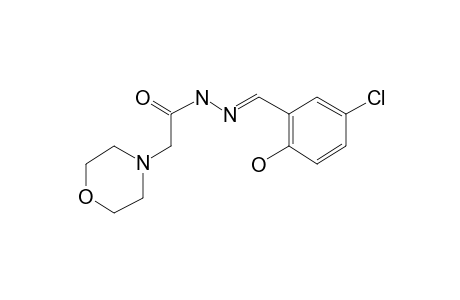 N'-[(1E)-(5-chloro-2-hydroxyphenyl)methylene]-2-morpholin-4-ylacetohydrazide