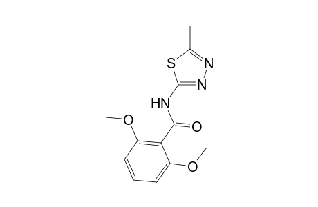 Benzamide, 2,6-dimethoxy-N-(5-methyl-1,3,4-thiadiazol-2-yl)-
