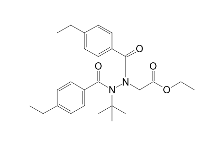 2-[[tert-butyl-(4-ethylbenzoyl)amino]-(4-ethylbenzoyl)amino]acetic acid ethyl ester