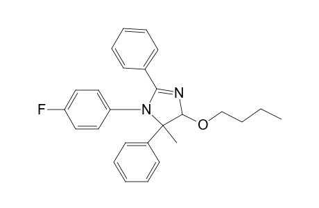 1H-Imidazole, 4-butoxy-1-(4-fluorophenyl)-4,5-dihydro-5-methyl-2,5-diphenyl-