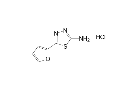 2-amino-5-(2-furyl)-1,3,4-thiadiazole, hydrochloride