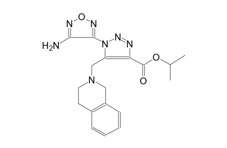 isopropyl 1-(4-amino-1,2,5-oxadiazol-3-yl)-5-(3,4-dihydro-2(1H)-isoquinolinylmethyl)-1H-1,2,3-triazole-4-carboxylate