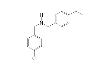 1-(4-Chlorophenyl)-N-[(4-ethylphenyl)methyl]methylamine