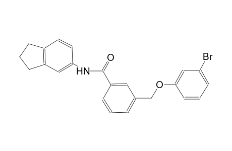3-[(3-bromophenoxy)methyl]-N-(2,3-dihydro-1H-inden-5-yl)benzamide