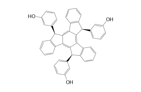 5.alpha.,10.alpha.,15.alpha.-tris(3'-Hydroxyphenyl)-10,15-dihydro-5H-diindeno[1,2-a : 1',2'-c]fluorene