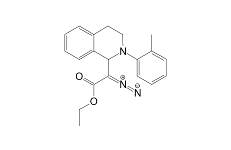 Ethyl 2-diazo-2-(2-(o-tolyl)-1,2,3,4-tetrahydroisoquinolin-1-yl)acetate