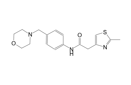 4-thiazoleacetamide, 2-methyl-N-[4-(4-morpholinylmethyl)phenyl]-
