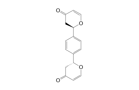 1,4-Bis[2(R)-2,3-dihydro-4-oxo-4H-pyran]benzene