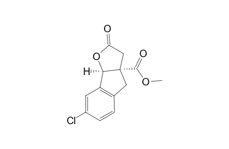 Methyl 7-chloro-2-oxo-3,3a,4,8b-tetrahydro-2H-indeno[1,2-b]furan-3a-carboxylate