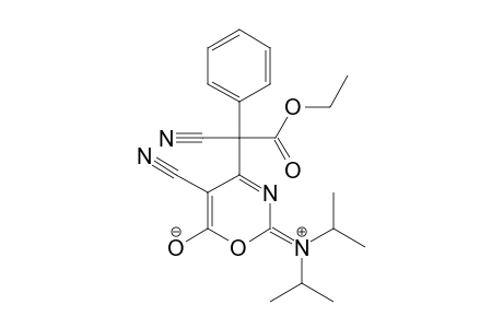 ETHYL-2-CYANO-2-(5-CYANO-2-DIISOPROPYLAMINO-6-OXO-6H-1,3-OXAZIN-4-YL)-2-PHENYL-ACETATE