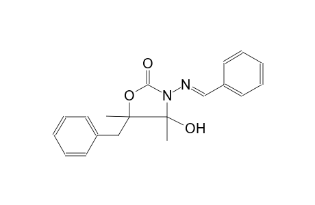 2-oxazolidinone, 4-hydroxy-4,5-dimethyl-5-(phenylmethyl)-3-[[(E)-phenylmethylidene]amino]-