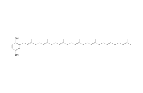 2-[(2E,6E,10E,14E,18E,22E)-3,7,11,15,19,23,27-heptamethyloctacosa-2,6,10,14,18,22,26-heptaenyl]benzene-1,4-diol