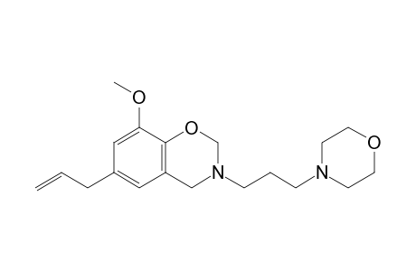 6-ALLYL-8-METHOXY-3-(3-MORPHOLINOPROPYL)-4H-1,3-BENZOXAZINE