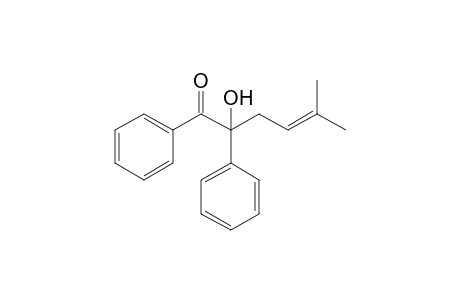 2-Hydroxy-5-methyl-1,2-diphenyl-4-hexen-1-one