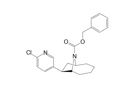 N-(Benzyloxycarbonyl)-7.beta.-(6'-chloro-3'-pyridyl)-9-azabicyclo[4.2.1]nonane