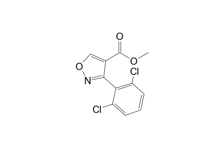 3-(2,6-Dichlorophenyl)isoxazole-4-carboxylic acid methyl ester