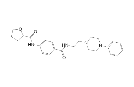 2-furancarboxamide, tetrahydro-N-[4-[[[2-(4-phenyl-1-piperazinyl)ethyl]amino]carbonyl]phenyl]-