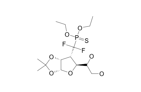 3-DEOXY-3-(O,O-DIETHYLPHOSPHONOTHIO)-DIFLUOROMETHYL-1,2-O-ISOPROPYLIDENE-ALPHA-D-ALLOFURANOSIDE