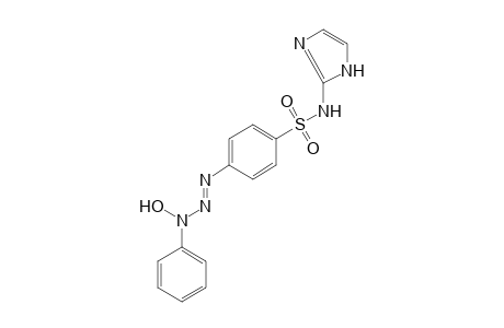 p-(3-HYDROXY-3-PHENYL-1-TRIAZENO)-N-IMIDAZOL-2-YLBENZENESULFONAMIDE
