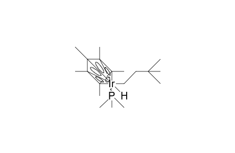 (3,3-Dimethyl-butyl)-(/.eta.-5/-pentamethyl-cyclopentadienyl)-hydrido-trimethylphosphino iridium
