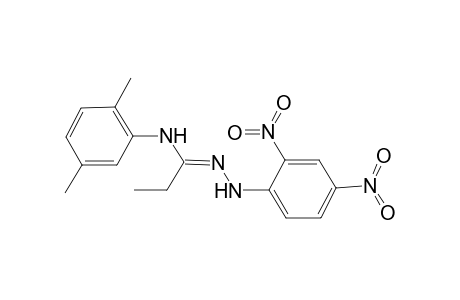 N-(2,5-dimethylphenyl)-N'-(2,4-dinitrophenyl)propanehydrazonamide