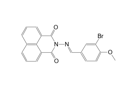 2-{[(E)-(3-bromo-4-methoxyphenyl)methylidene]amino}-1H-benzo[de]isoquinoline-1,3(2H)-dione