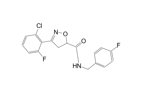 5-isoxazolecarboxamide, 3-(2-chloro-6-fluorophenyl)-N-[(4-fluorophenyl)methyl]-4,5-dihydro-