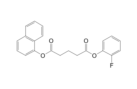 Glutaric acid, 2-fluorophenyl 1-naphthyl ester