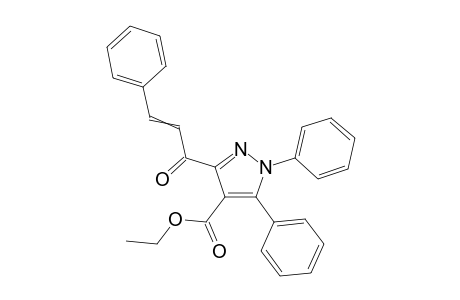Ethyl 3-cinnamoyl-1,5-diphenyl-1H-pyrazole-4-carboxylate