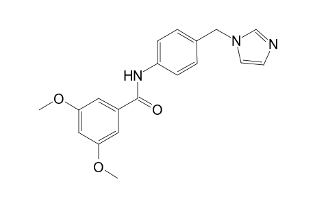 Benzamide, N-[4-(1H-imidazol-1-ylmethyl)phenyl]-3,5-dimethoxy-