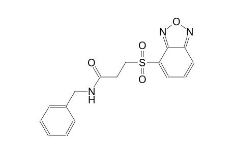 propanamide, 3-(2,1,3-benzoxadiazol-4-ylsulfonyl)-N-(phenylmethyl)-