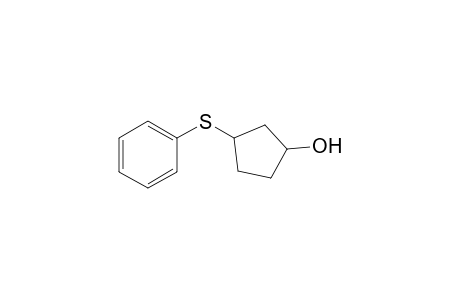 3-Phenylthiocyclopentanol