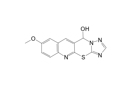 11-Hydroxy-8-methoxy[1,2,4]triazolo[5',1':2,3][1,3]thiazino[6,5-b]quinoline