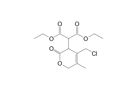 Diethyl [4-(Chloromethyl)-5-methyl-2-oxo-2H-3,6-dihydropyran-3-yl]malonate
