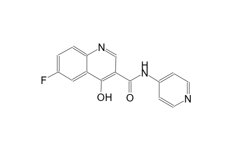 3-quinolinecarboxamide, 6-fluoro-4-hydroxy-N-(4-pyridinyl)-