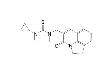 thiourea, N'-cyclopropyl-N-[(1,2-dihydro-4-oxo-4H-pyrrolo[3,2,1-ij]quinolin-5-yl)methyl]-N-methyl-