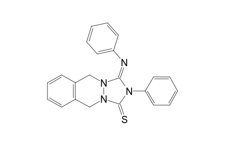 3-Phenylimino-2-phenyl-1-thioxo-2,3,5,10-tetrahydro[1,2,4]triazolo[1,2-b]phthalazine