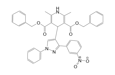 3,5-pyridinedicarboxylic acid, 1,4-dihydro-2,6-dimethyl-4-[3-(3-nitrophenyl)-1-phenyl-1H-pyrazol-4-yl]-, bis(phenylmethyl) ester