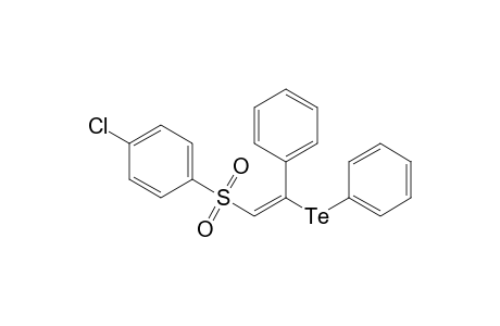 1-Chloranyl-4-[(E)-2-phenyl-2-phenyltellanyl-ethenyl]sulfonyl-benzene