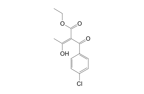 Ethyl-3-hydroxy-2-(4-chlorobenzoyl)but-2-enoate