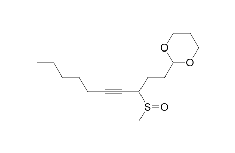 2-[3'-(Methylsulfinyl)dec-4'-ynyl]-1,3-dioxane