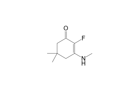 2-Fluoro-3-(N-methylamino)-5,5-dimethylcyclohex-2-en-1-one