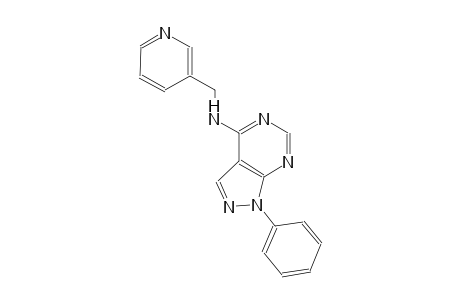 1H-pyrazolo[3,4-d]pyrimidin-4-amine, 1-phenyl-N-(3-pyridinylmethyl)-