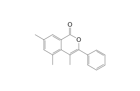 4,5,7-trimethyl-3-phenyl-1Hisochromen-1-one